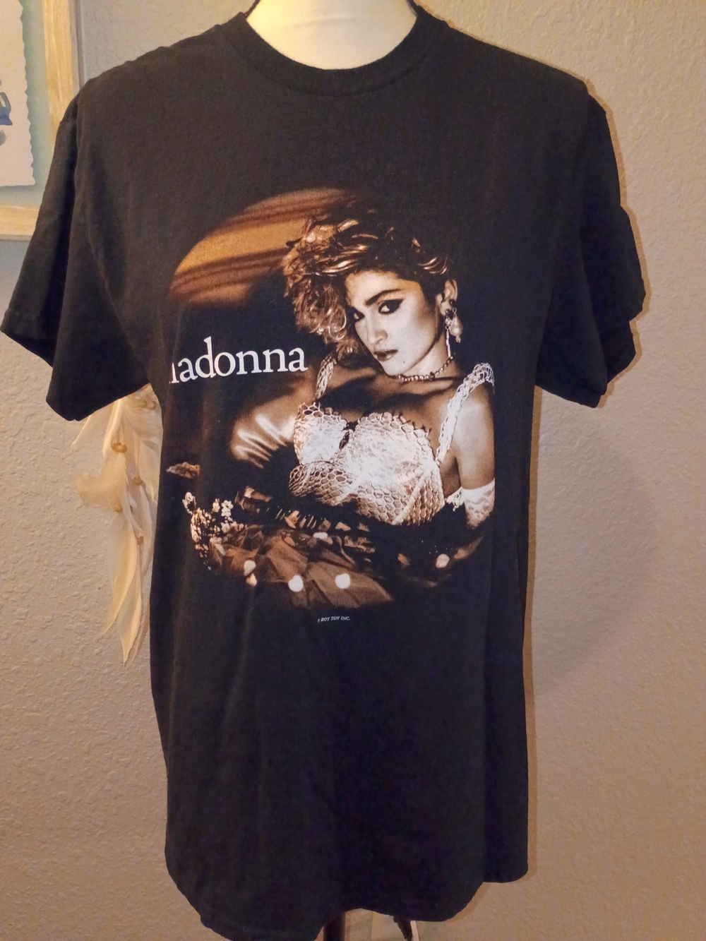 Madonna Graphic Short Sleeve Tee - Black